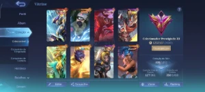 Conta Mobile Legends - Level 116 - 411 Skins