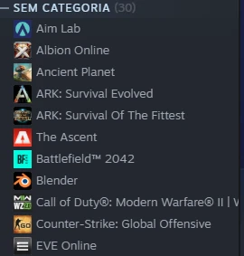 Conta Steam com Varios Jogos, BF 2042, FFXIV ONLINE, etc...