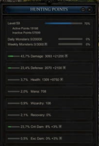 Slayer 1101 200RR IQ 26/26 + 65k Hunt - MU Online