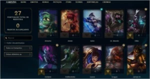 CONTA COM MMR BOM. - League of Legends LOL