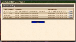 2 Ek's em Astera /// Level272-213 /// 17 dias de voucher - Tibia