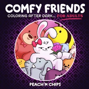 Comfy Friends - After Dark - PARA ADULTOS - Livro para color