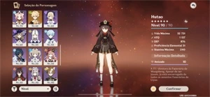Conta de Genshin Impact AR57 Server América
