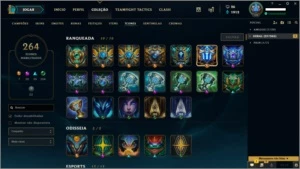 CONTA EX PRO PLAYER - JARVAN VITORIOSO, UFO CORKI, HIGH ELO - League of Legends LOL