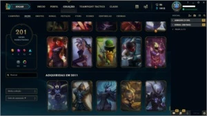 CONTA EX PRO PLAYER - JARVAN VITORIOSO, UFO CORKI, HIGH ELO - League of Legends LOL