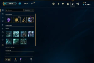 Conta MESTRE com 23 Champs e 2 Skins ( 73% de Win Rate ) - League of Legends LOL