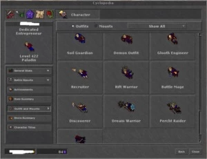 RP 422 + EK 327 (NON-PVP) - Tibia