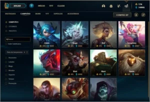 Conta prata 1 com 219 skins e 150 champs ( VEM COM DADOS ) - League of Legends LOL