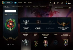 Conta prata 1 com 219 skins e 150 champs ( VEM COM DADOS ) - League of Legends LOL