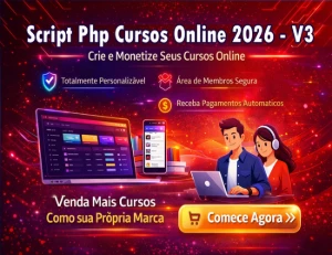 Script Php Cursos Online V3 - Outros