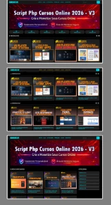 Script Php Cursos Online V3 - Outros