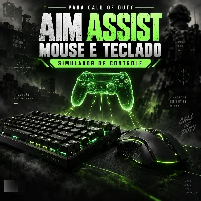 Aim Assist no mouse e teclado simulador de controle 🎮 - Call of Duty COD