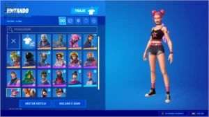 CONTA FORTNITE COM JOHN WICK PICARETA MINTY E OUTRAS SKINS