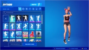 CONTA FORTNITE COM JOHN WICK PICARETA MINTY E OUTRAS SKINS