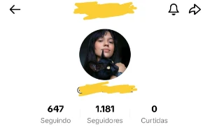 Conta Tiktok Com 1100 Seguidores 🇧🇷 Promover Suspenso ❌ - Redes Sociais