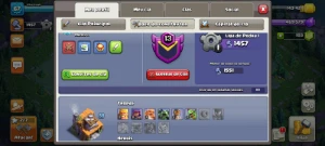 Clash of clans cv 8 quase full
