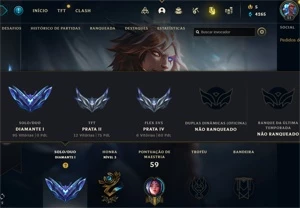 conta d1 barata - League of Legends LOL