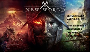 GOLD NEW WORLD SERVIDOR GAEA R$1,70