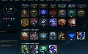 Conta League of Legends Full Acesso - 150 Champs e 96 Champs LOL