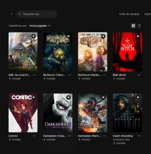 Conta Epic games com 96 Jogos, GTA V, Control, Mordhau etc