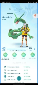 Pokemon Go Conta Level 43 