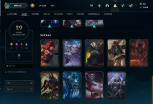 Conta League Of Legends Barata com Skin Lendárias LOL