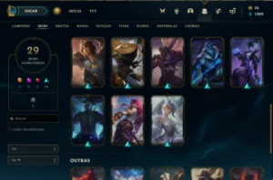 Conta League Of Legends Barata com Skin Lendárias LOL