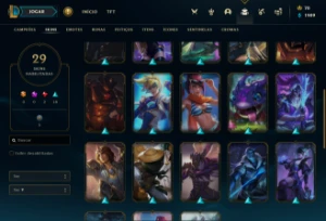 Conta League Of Legends Barata com Skin Lendárias LOL