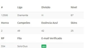 CONTA LOL DIAMANTE 3 + GANHANDO 20/21 PDL - League of Legends