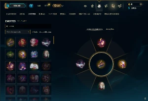 Esmeralda 4 com 31 Champs e 3 Skins - League of Legends LOL