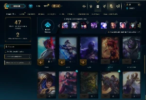 Esmeralda 4 com 31 Champs e 3 Skins - League of Legends LOL