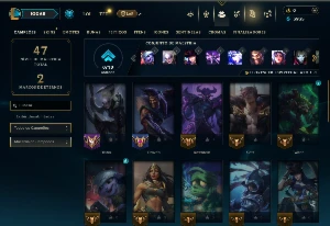 Esmeralda 4 com 31 Champs e 3 Skins - League of Legends LOL