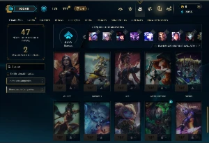 Esmeralda 4 com 31 Champs e 3 Skins - League of Legends LOL