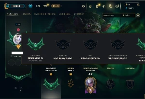 Esmeralda 4 com 31 Champs e 3 Skins - League of Legends LOL