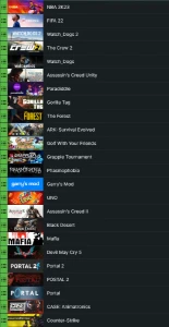 Conta Steam 51 jogos pagos