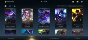 Conta Wild Rift com 41 campeões e 11 skins - League of Legends: Wild Rift LOL WR