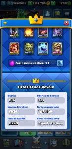 Conta Clash Royale