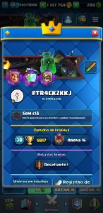 Conta Clash Royale