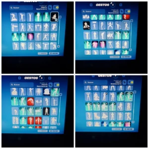 conta no fortnite com varias skins