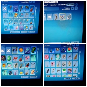 conta no fortnite com varias skins