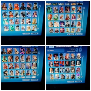 conta no fortnite com varias skins