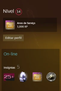 Conta steam 20 anos (mes que vem 21 anos)