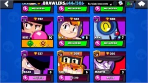 Vendo conta do brawl stars