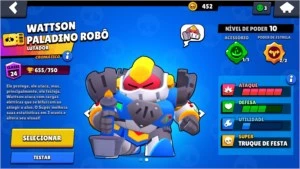 Vendo conta do brawl stars