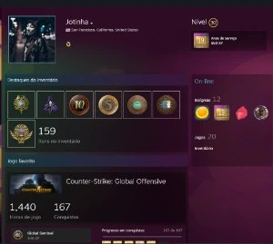 Conta Steam Level 30