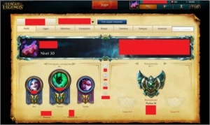 Conta League of legends platina 3 all champs LOL