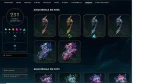 Conta LOL, 395 Skins, Todos Champs, Platina 3 - League of Legends