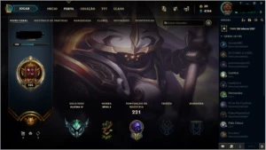 Conta PLAT4 com 86 champs e 148 skin - League of Legends LOL
