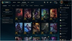 Conta PLAT4 com 86 champs e 148 skin - League of Legends LOL