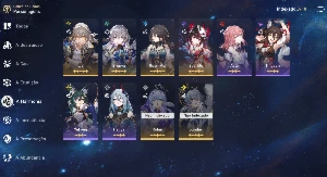 HONKAI STAR RAIL End Game Serv. Europeu Rank 70 - 22 5* - Outros